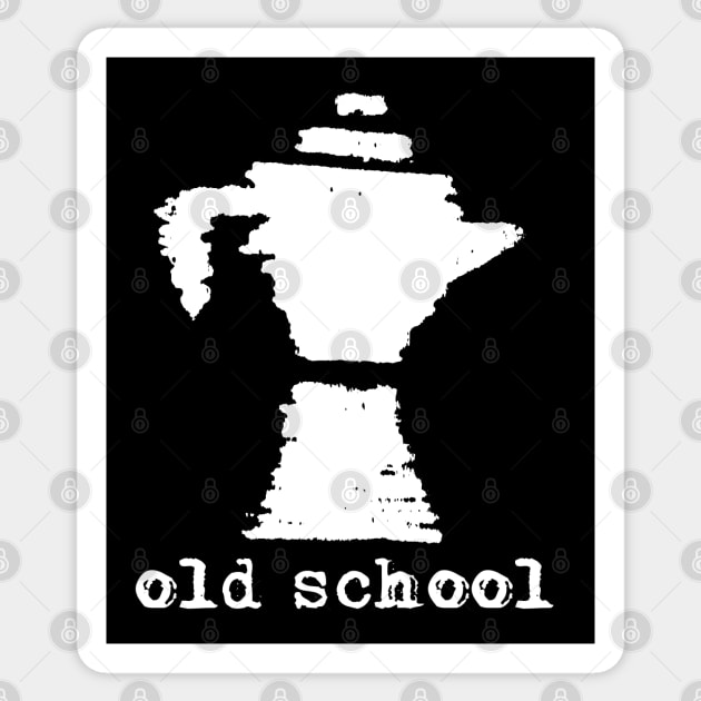 Funny coffee – Old school moka Sticker by LiveForever